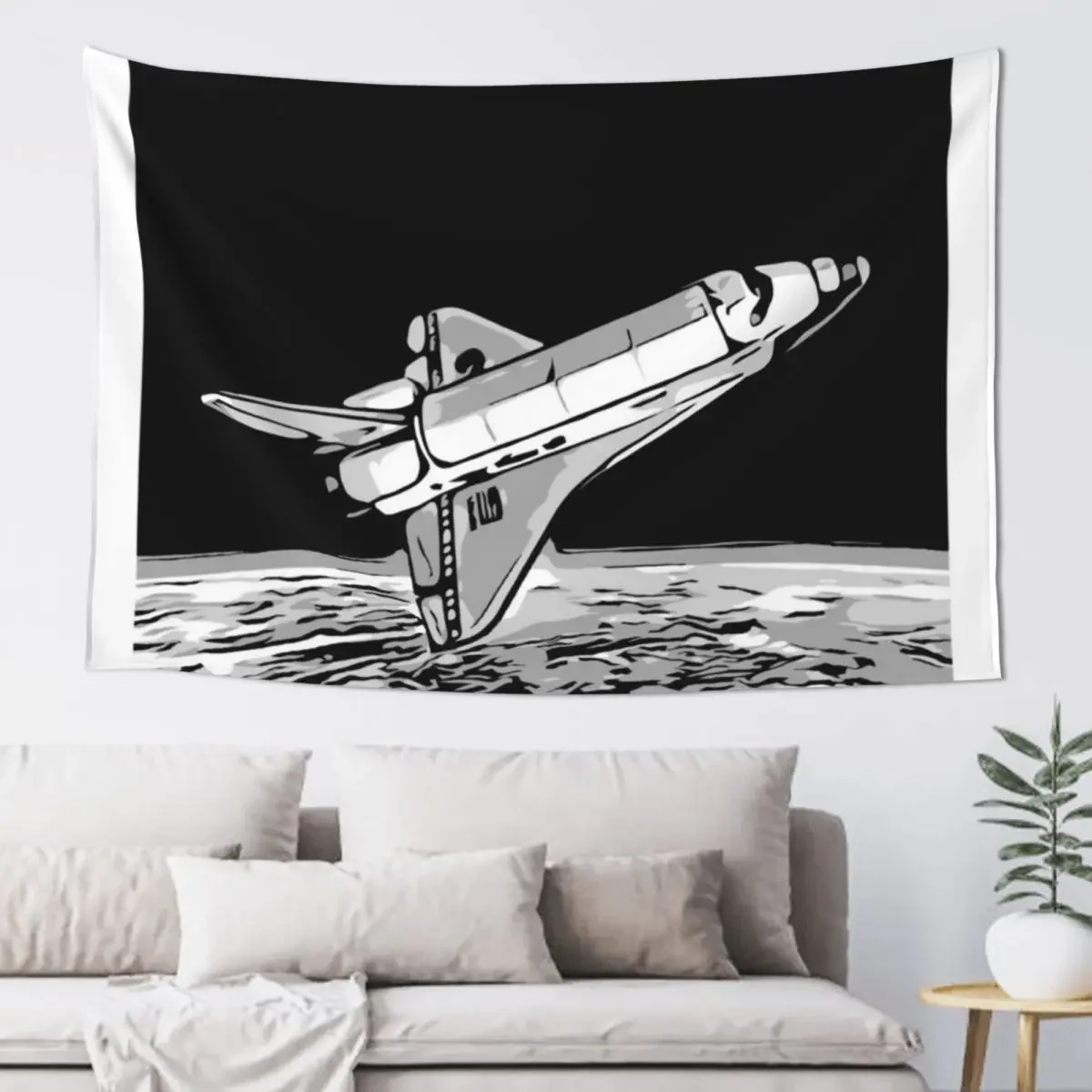 

Space shuttle in orbit Tapestry Wallpaper Home Supplies Tapestry