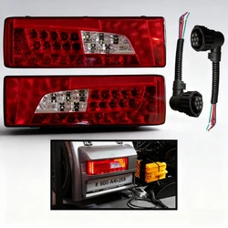 Luz trasera de 24V para faro trasero LED Scania con conector de 7 pines, piezas de repuesto, 1 ud.