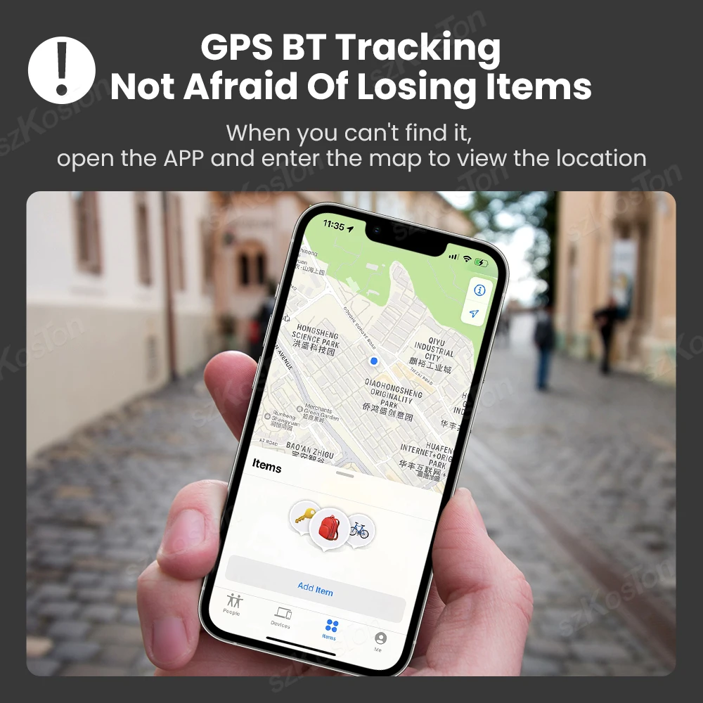 Smart iTag работает с приложением Find My, Smart Air-Tag Key Wallet Bike Finder Anti-lost Tracker, Bluetooth-совместимый для системы IOS