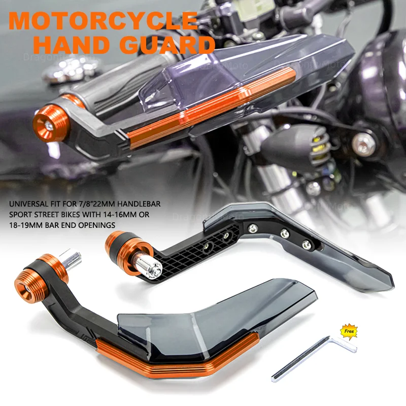 22mm 7/8 "Motorrad brems kupplungs hebels chutz Handschutz Hands tangens chutz Windschutz scheibe für Kymco Moto Zubehör modifizierte Teile