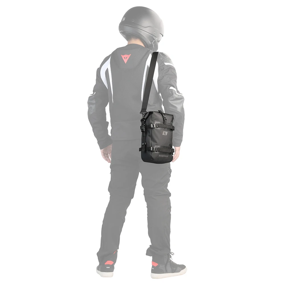 Rhinowalk 2 PCS Motorcycle Crash Bar Bag 100%Waterproof Universal Motor Dry Bumper Bag 6L Pannier Side Bag Tool Pack Summer