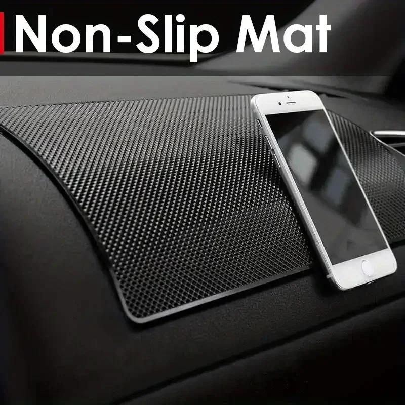 

Car Panel Anti Slip Mat Sticky PVC Pads Sunglasses Holder Dashboard Interior Style Heat Resistant Automobile Accessories