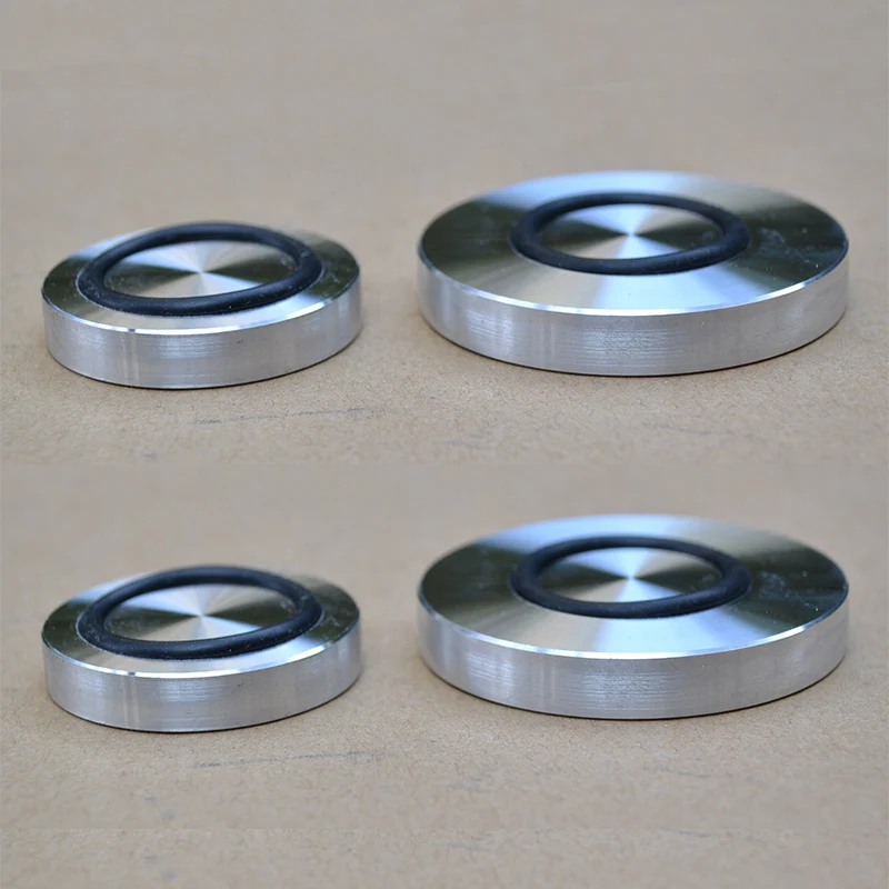 Round Aluminum Pie  Furniture Cups Leg Coffee Glass Table Bracket Foot  DIY Hardware