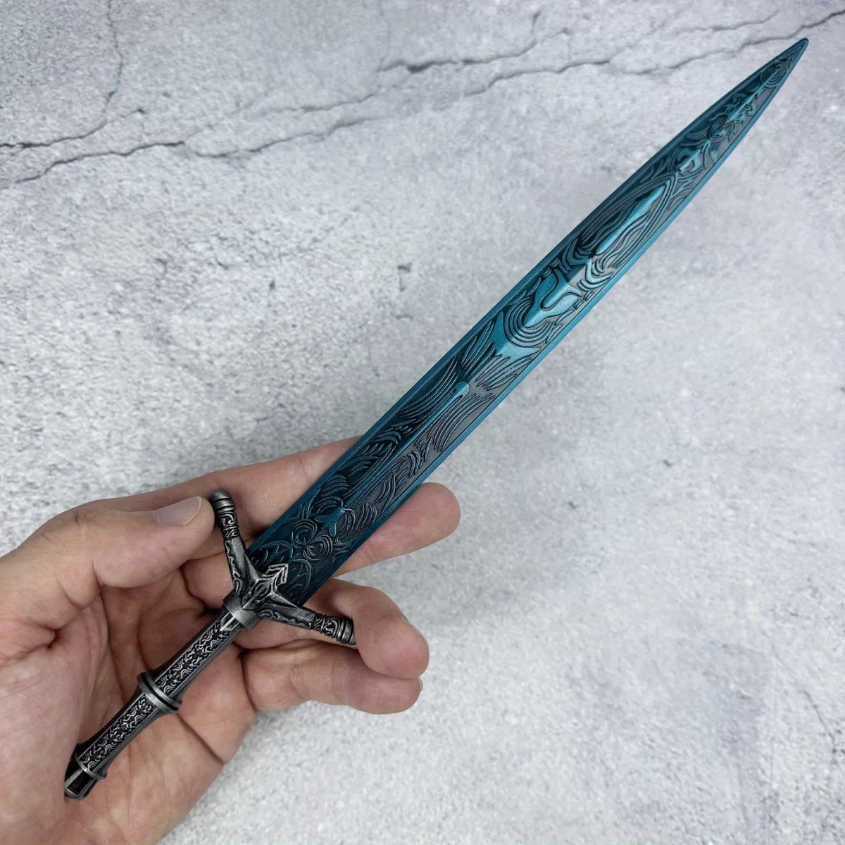 8.6/11.6 بوصة Elden كاتانا الصلب النينجا سكين معدني الساموراي صابر راني الجليد أنيمي السيف القمر Greatsword اليابانية الحقيقية كاتانا هدية