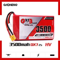 GAONENG GNB 3500mAh 2S 5C 10C 7.6V XT30 LiPo Battery for Frsky Traranis QX7 Transmitter