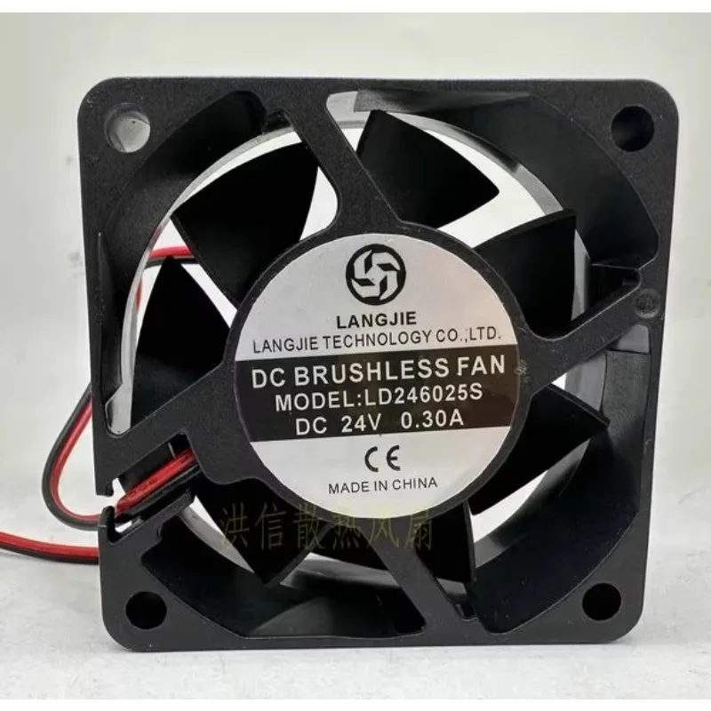 مروحة تبريد جديدة لـ LD246025S DC24V 0.30A 6CM مروحة تبريد 6025 60*60*25 مللي متر #1