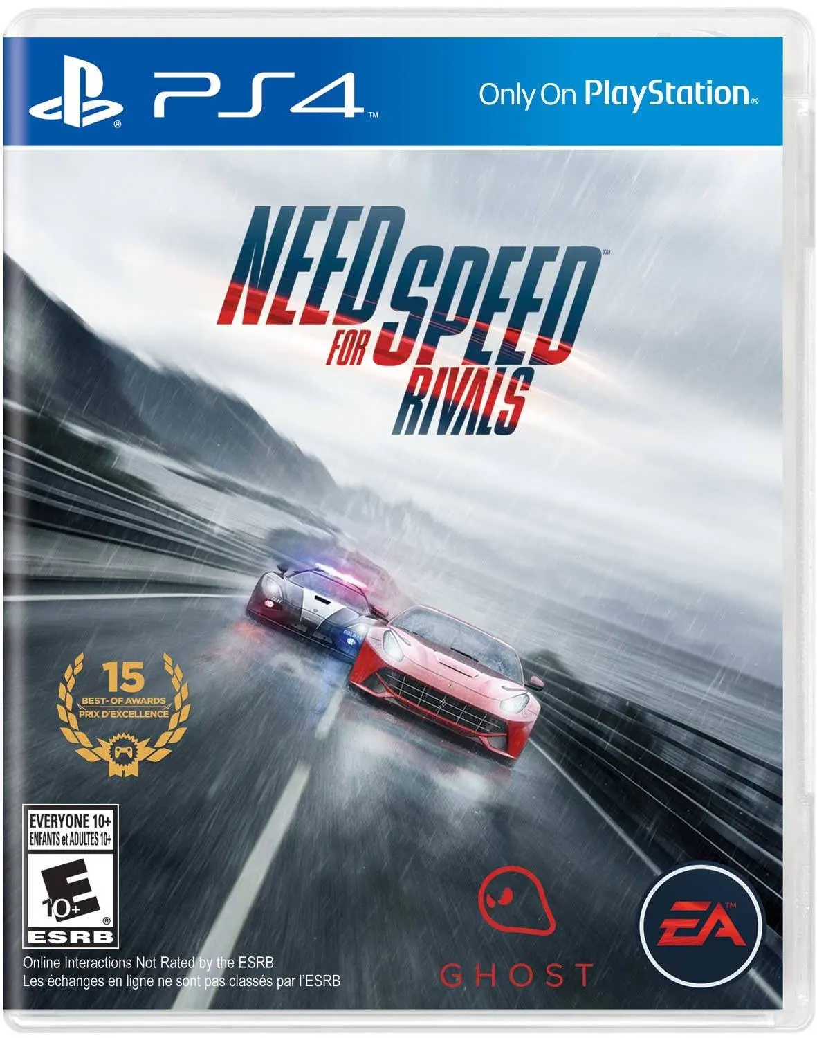 Need for Speed Rivals PS4 Playstation 4 Disk Video Game controller Gaming station Console Gamepad switch command Gameplay super