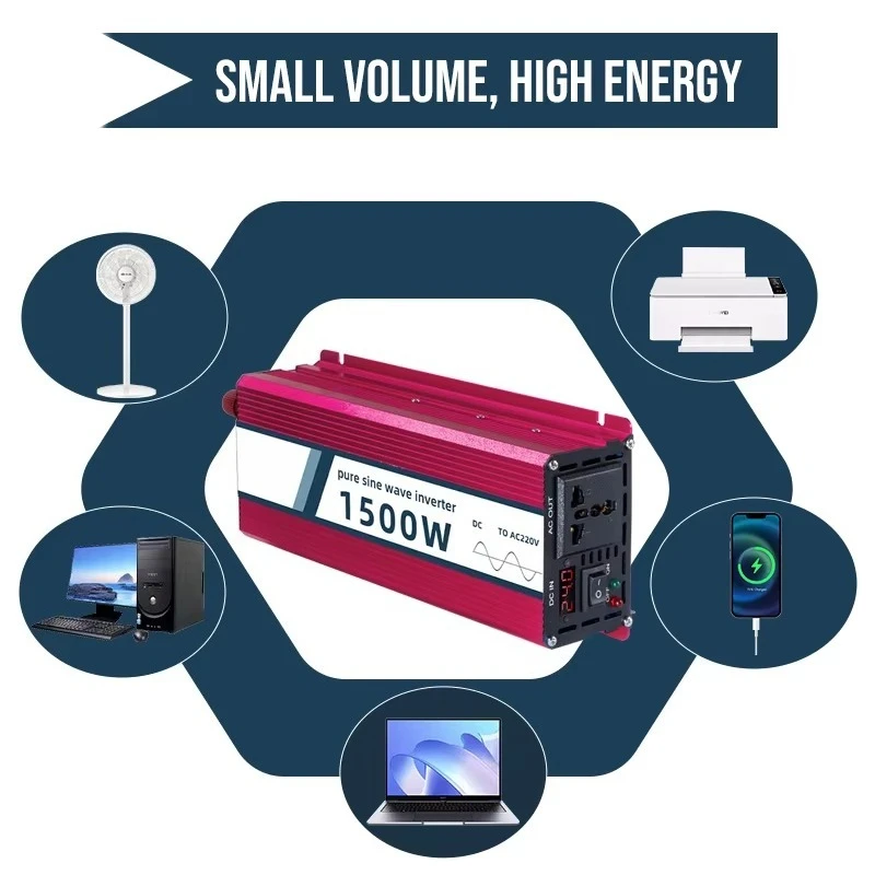 800W Quality Dual Output Power Inverter for Home Appliances Camping Industrial Motors Use