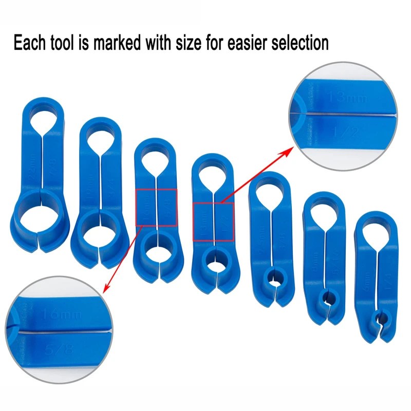 Automotive Air Conditioner Removal Tool Fuel Pipe Removal Tool Quick Disconnect Removal And Assembly Repair Tool Kit