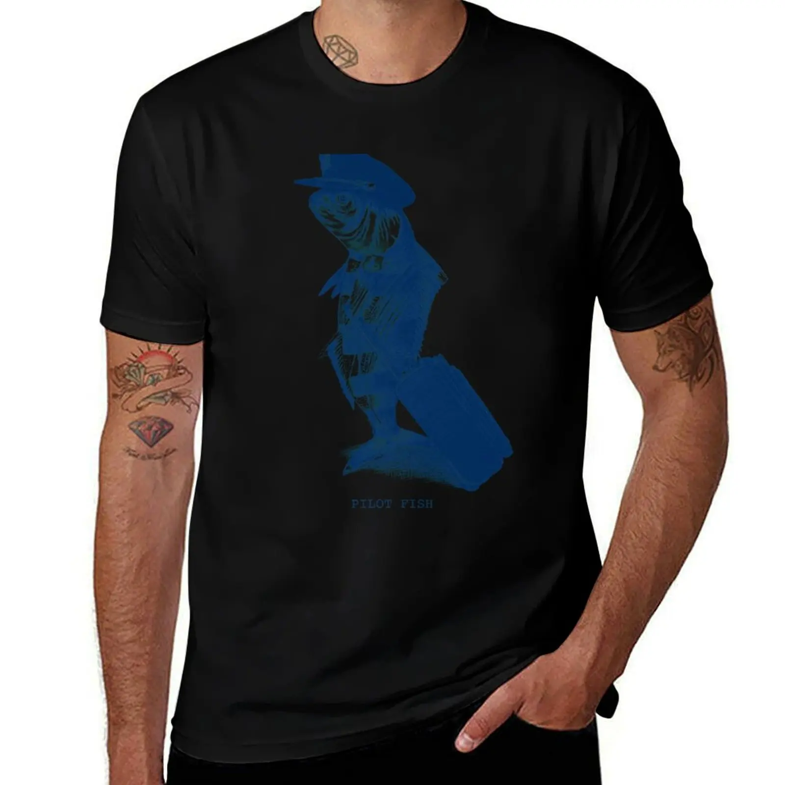 

The Pilot (monochrome) T-Shirt t shirt custom print man t shirt designer T-Shirt