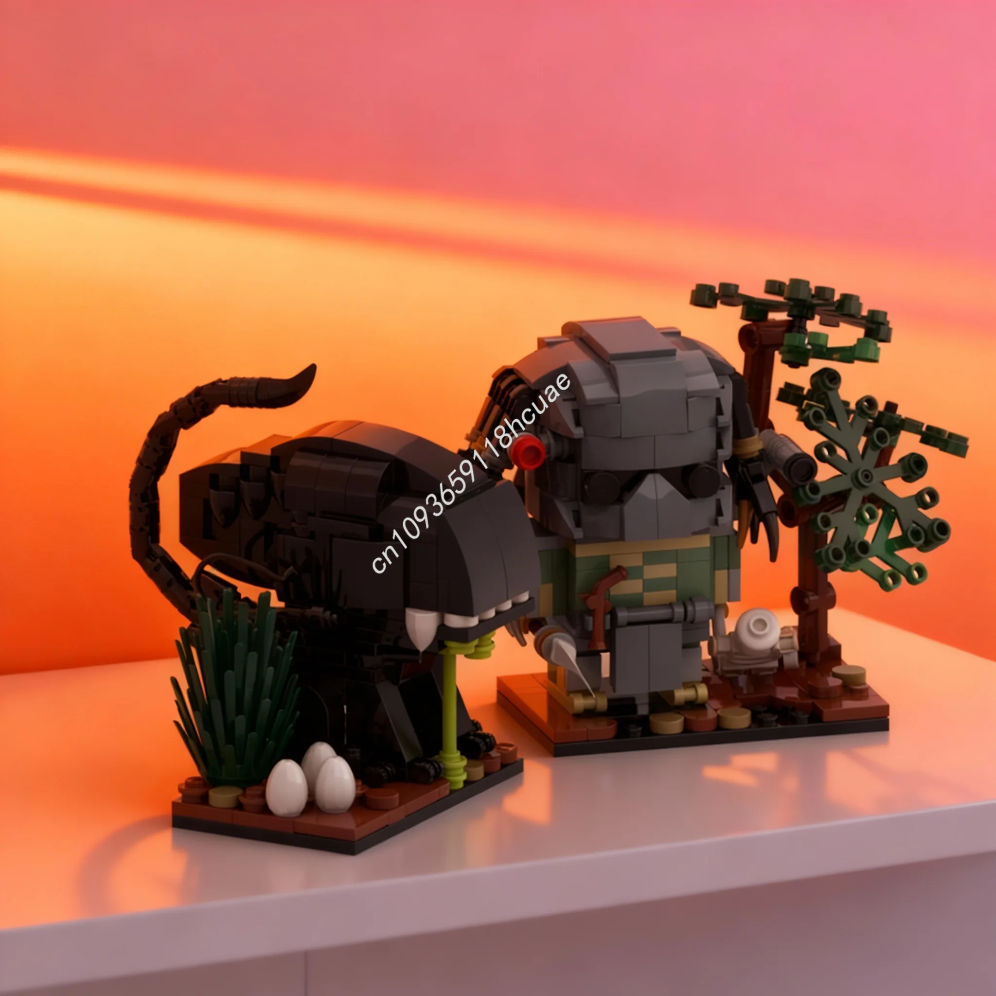 

Набор MOC AVP из 456 деталей, модель Brickheadz, конструктор, сборка своими руками, креативный подарок на Рождество, развивающая игрушка, конструирование, обучение