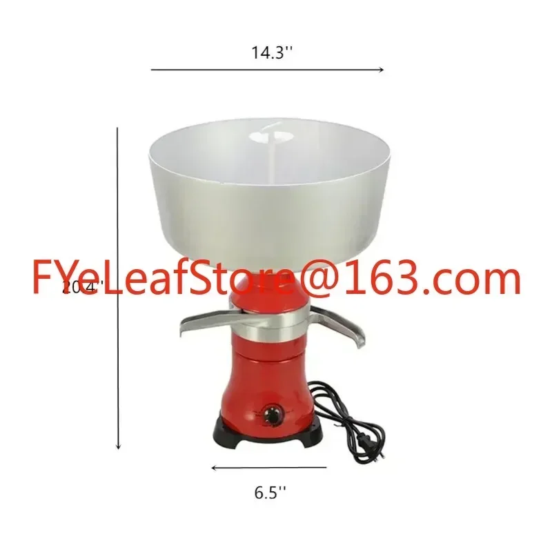 110V/220V Fresh Milk Cream Electric Centrifugal Separator Metal 80L/h US EU Stock