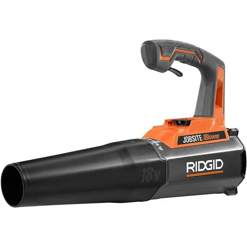 RIDGID 105 MPH draadloze GEN5X 18 volt handblazer op de werkplek