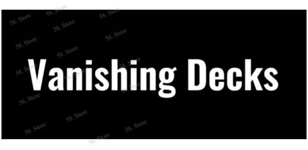 

Vanishing Decks от Китая Волшебные фокусы (58 Магазин Скачать)