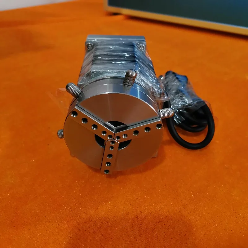 Ring rotary with driver for fiber laser marking machine