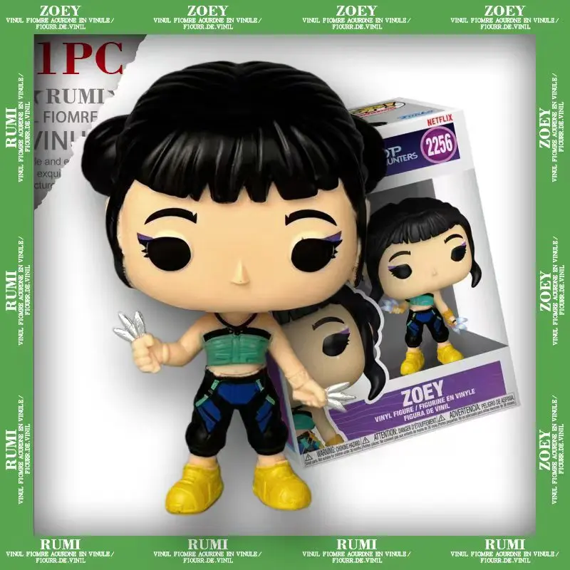 Anime Demons Hunters PVC Figure Set Rumi Zoey Mira Saja 1-6pcs Collectible Miniature Model Toy Gift