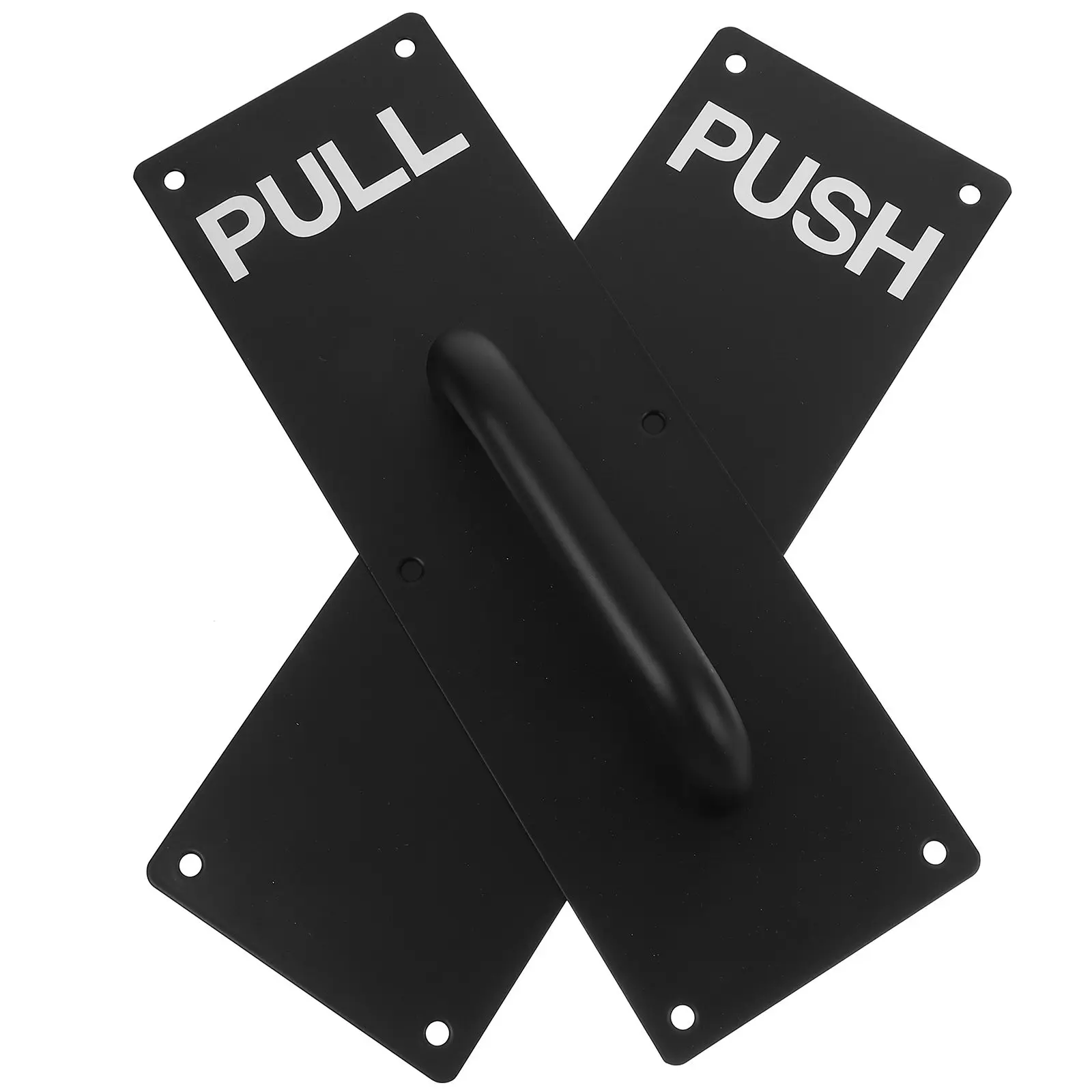 

2Pcs Push Pull Door Handle Stainless Steel Commercial Grade Fire Door Certified for Office Retail Residential Sliding Cabinet