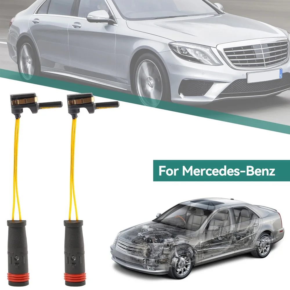 2x รถด้านหน้าด้านหลังเบรคเซนเซอร์สําหรับ Mercedes Benz W203 W220 W211 W221 W204 W212 R230 CL600 SL500 C350 E320 GL350 A2115401717