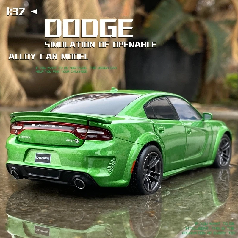 

1:32 DODGE Charger SRT Hellcat Alloy Sport Car model Diecasts & Toy Muscle Vehicle Car Model Simulation Collection Kids Toy Gift