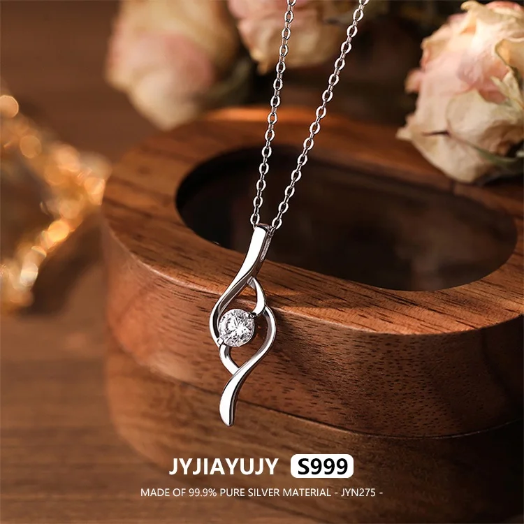 

JYJIAYUJY 100% цельное оригинальное ожерелье из чистого серебра S99, цепочка на складе, модные ювелирные изделия со стрелой Купидона, подарок на каждый день JYN275