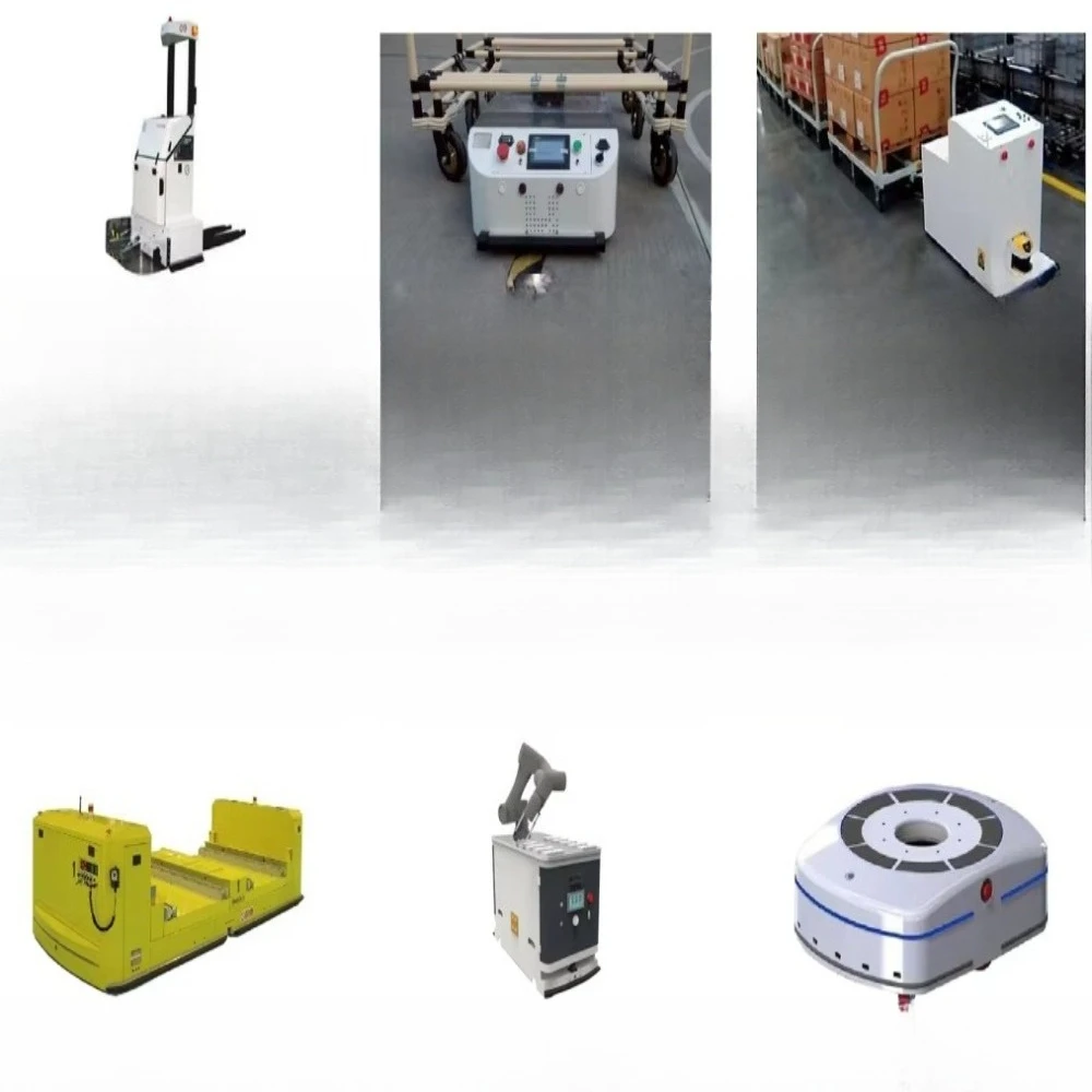 Unmanned Chassis Robotic Warehousing Material Handling Equipment Logistics Warehouse Transport Agv Robot With Max 64000Kg Load view 2