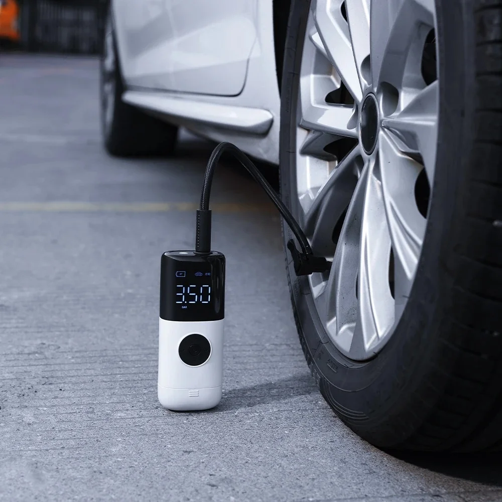 Digital Wireless Car Tire Inflator Handheld Portable Electric Air Pump Rechargeable Inflator for car