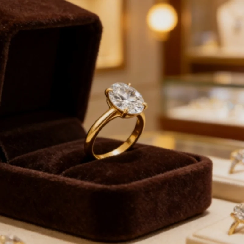 

2026 New Gold Plated Rings For Women Oval Cubic Zirconia Jewelry Wedding Engagement Ring Wholesale Size 5-10