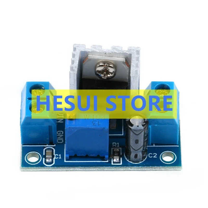 Placa de fonte de alimentação regulada ajustável LM317 DC-DC módulo step-down regulador de tensão linear