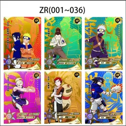 KAYOU NARUTO ZR Cards Anime Uchiha Sasuke Uzumaki Naruto Hatake Kakashi Jiraiya Uchiha Itachi Game Collectible Card  Kid  Toys