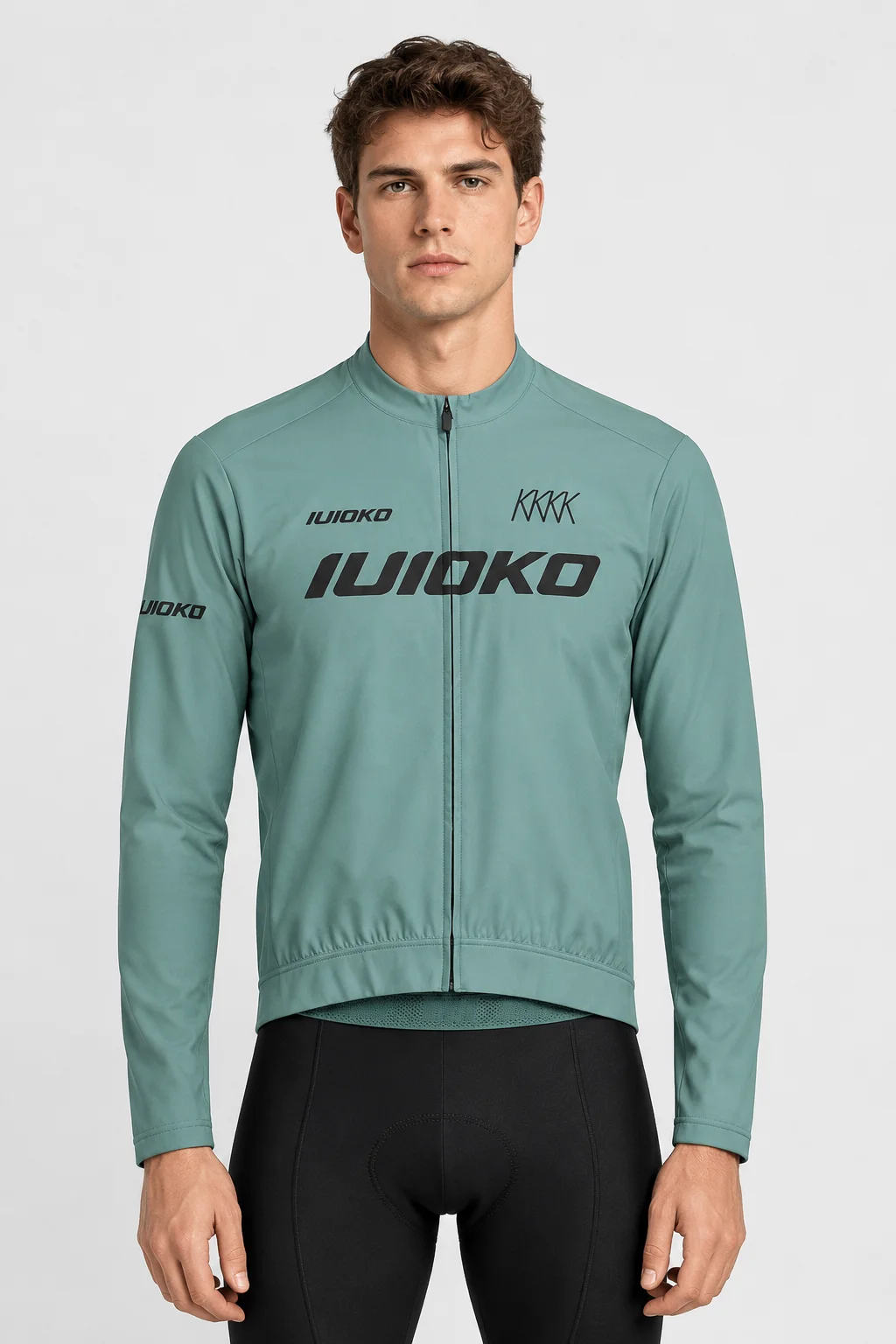 iuioko Cycling Jersey Winter Thermal Fleece Cycling Jersey 2027 Long Sleeve Hot Warm Soft Brushed Breathable Bicycle Clothing