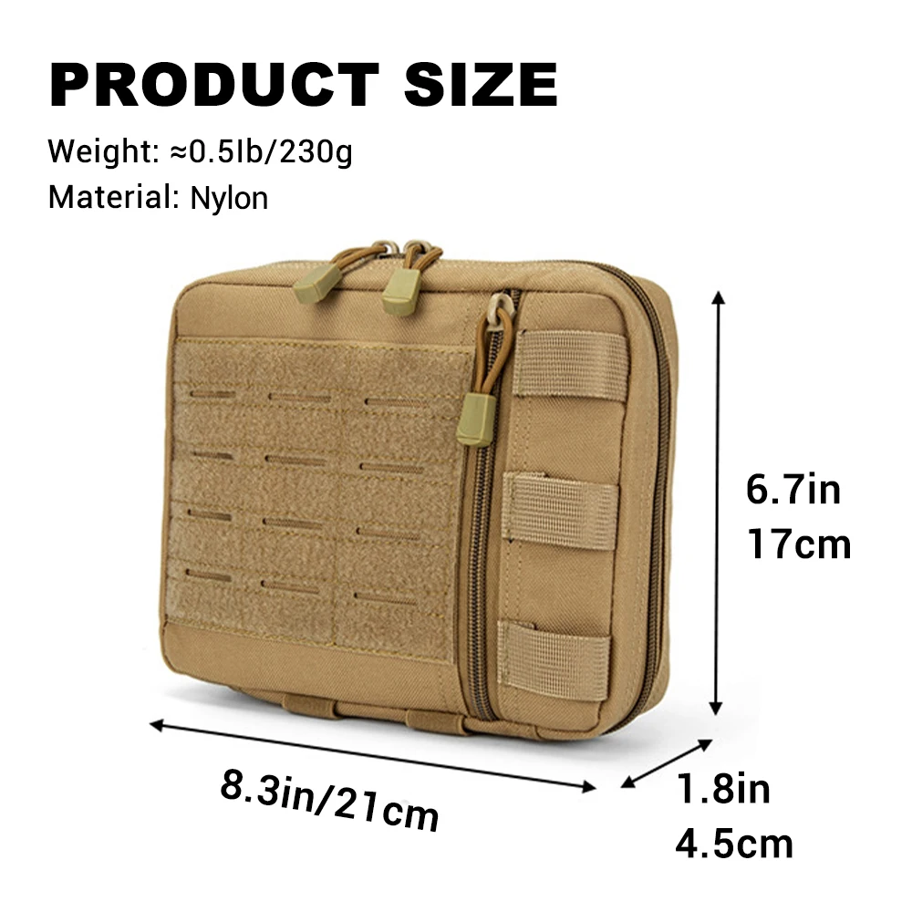 Bolsa táctica MOLLE organizador EDC riñonera caza y escalada