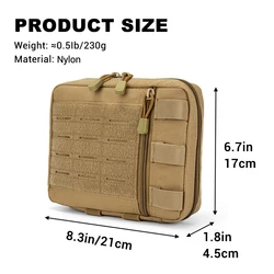 Bolsa táctica MOLLE organizador EDC riñonera caza y escalada