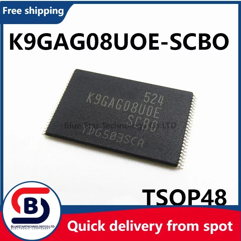 Free Shipping 10-50pcs/lots K9GAG08UOE-SCBO K9GAG08UOE K9GAG08UO 9GAG08UO K9GAG08U0E K9GAG08U0E-SCB0 flash memory chip In stock