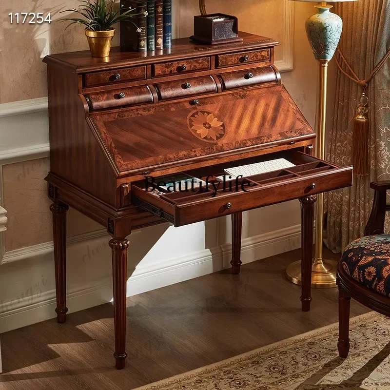 A4567American rural pure American secret desk Russian imported birch