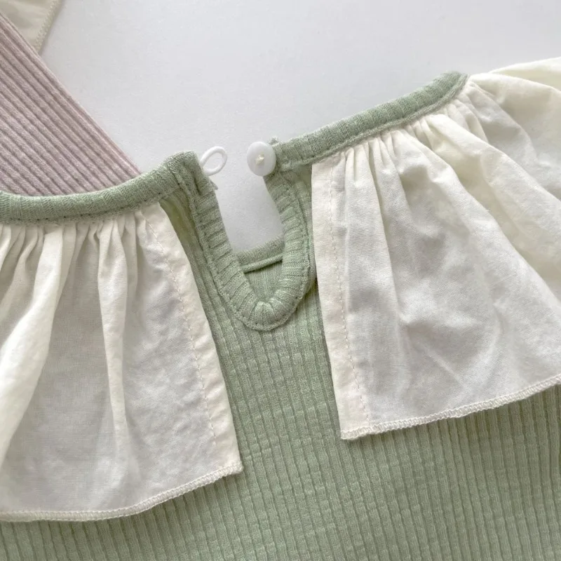 2024 Spring Kids Baby Girls Tops Cotton Long Sleeve Lace Versatile Bottoming Toddler Autumn Girls T-Shirts Children Girls Tees image 5