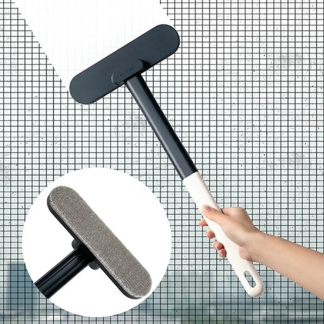 1PC Siatka okienna Środek do czyszczenia ekranu Siatka przeciw komarom Szczotka do usuwania kurzu Szczotka do czyszczenia Narzędzia do czyszczenia okien