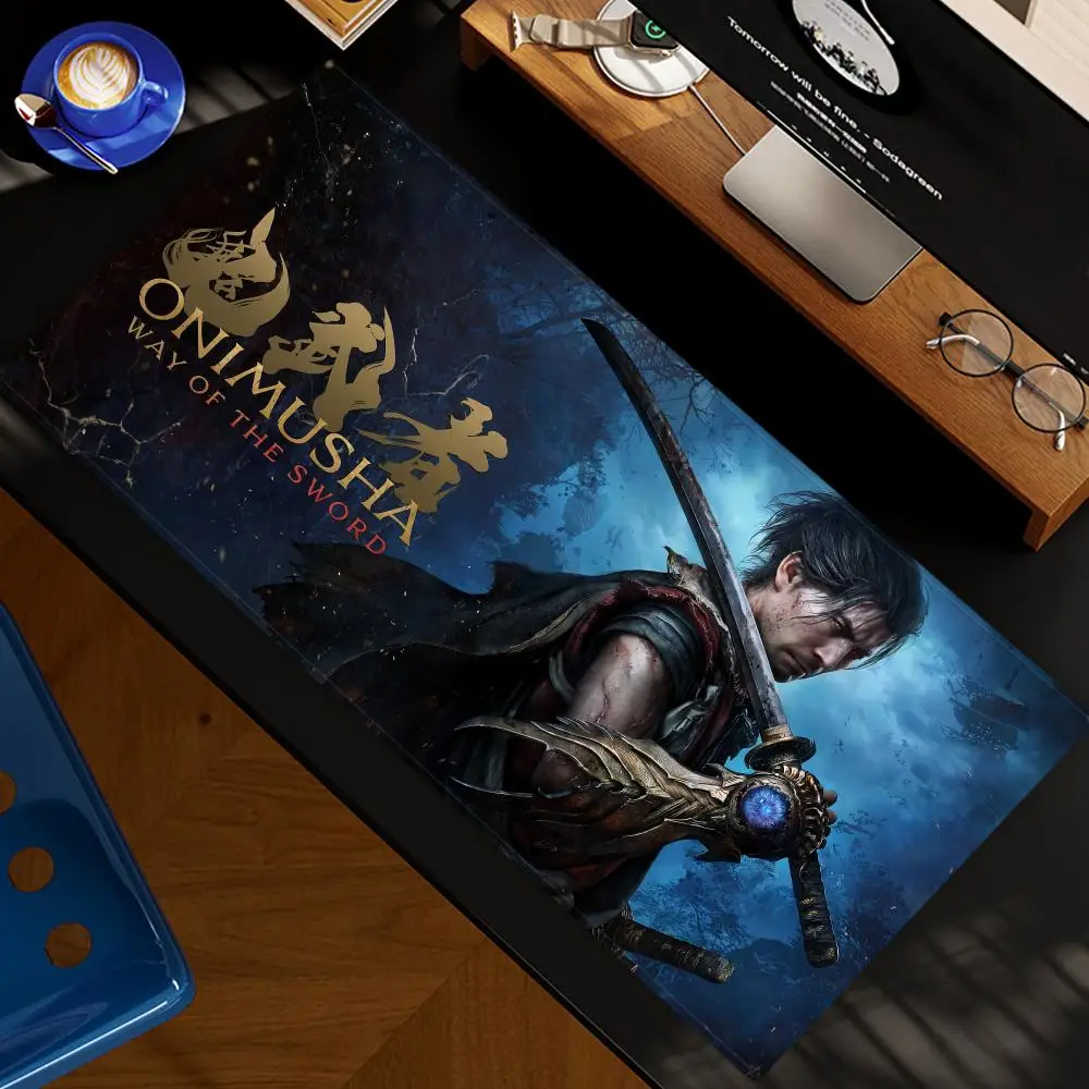لوحة ماوس O-Onimusha Way of the Sword XXL ملحقات الكمبيوتر لوحة مفاتيح كبيرة لطاولة الكمبيوتر المحمول المنتج الجديد لألعاب الألعاب