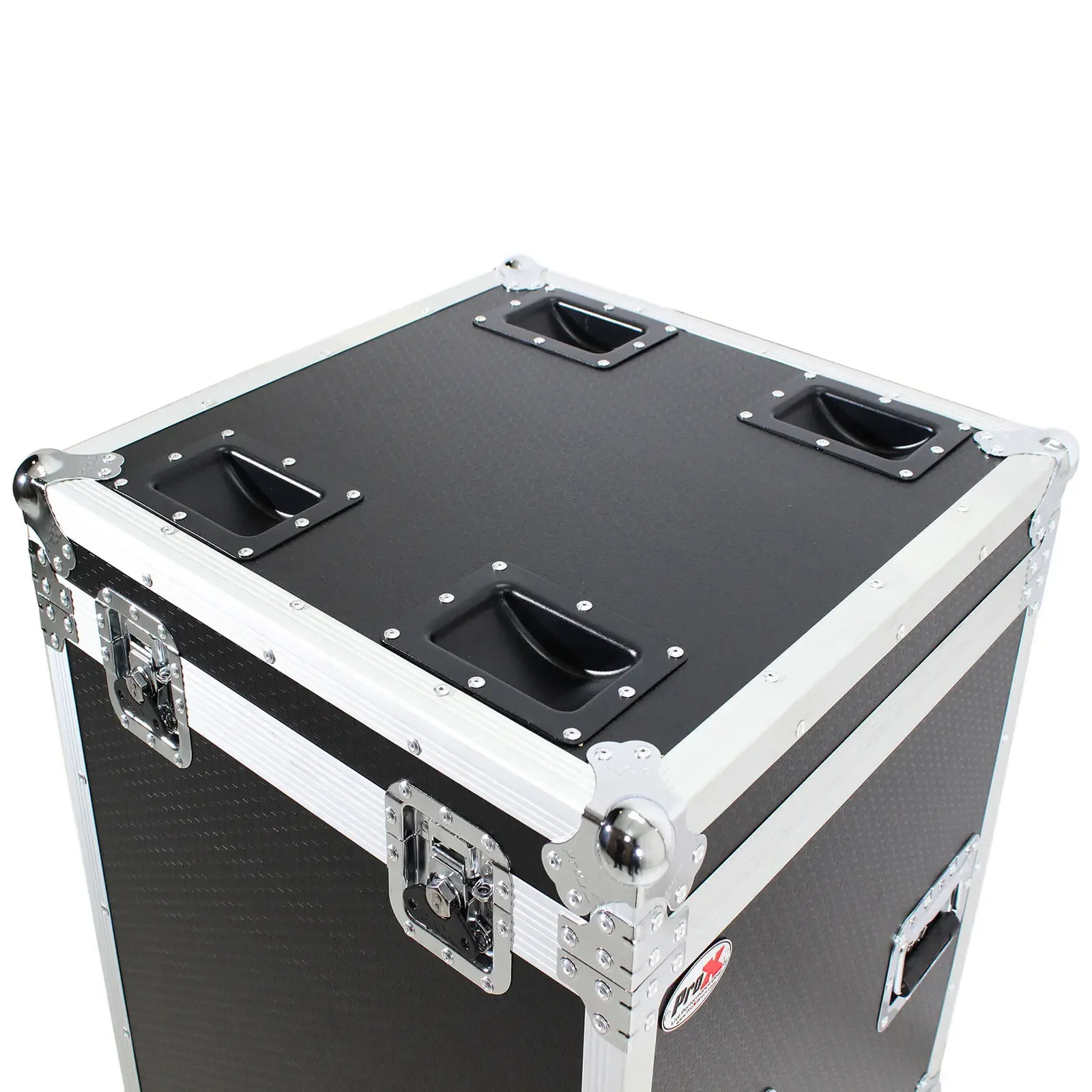 Hard Aluminum Flight Case with Wheels for Audio