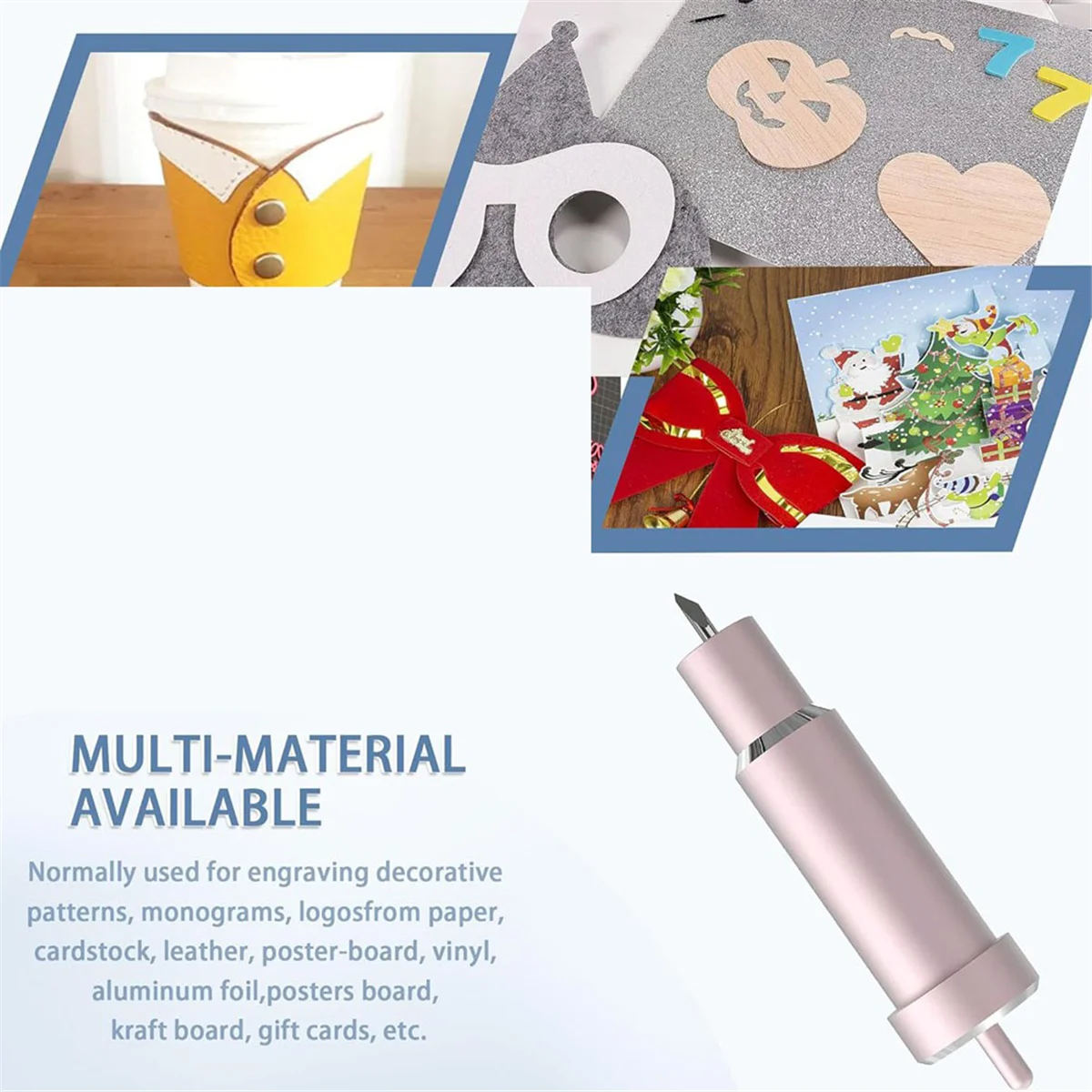 A99TDeep Cut Blade for Cricut Maker 3/Maker/Explore 3/Air 2/Air/One/Venture,60°Deep Point Blade and Housing