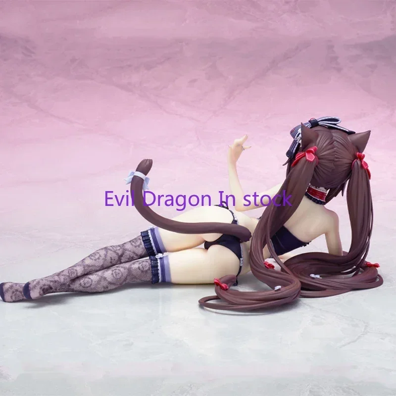 En Stock Original véritable peur Chocola vanille NEKOPARA Vol.1 Soleil ouvert Action Anime Figure PVC modèle jouets Collection cadeaux