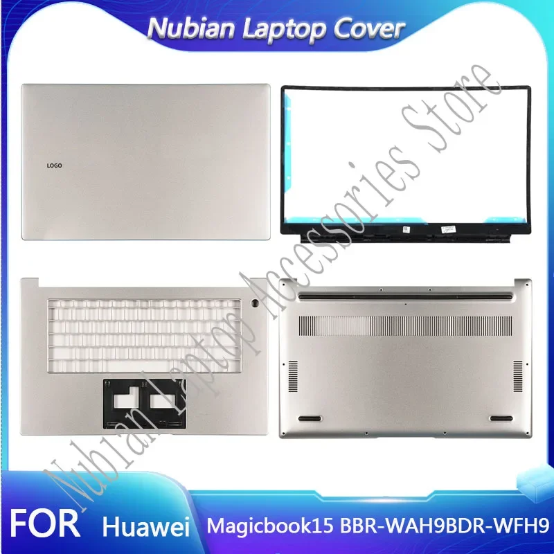 

New For Huawei magicbook15 BBR-WAH9 BDR-WFH9 LCD Back Cover /Front bezel /Upper cover /Bottom cover,Silver