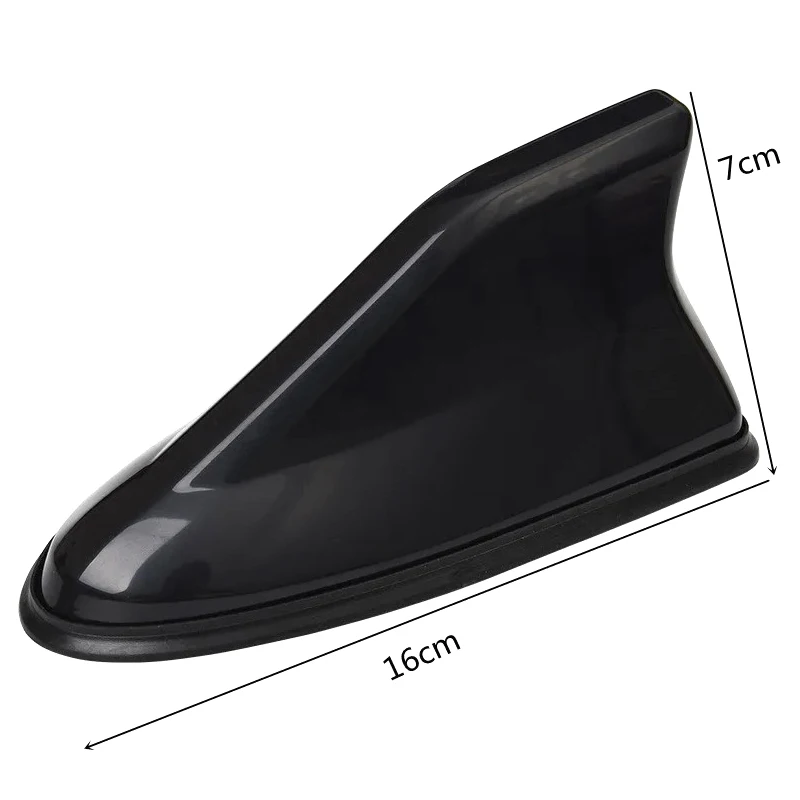 Universal Car Roof Top Mount Shark Fin Aerial Antenna Toppers Auto Radio AM FM Antenna Signal Amplifier Aerial