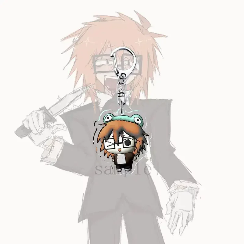 Ranfren Anime brelok do kluczy z motywem kreskówkowym akrylowy breloczek nyennyon smycz do telefonu tornister wisiorek akcesoria prezent