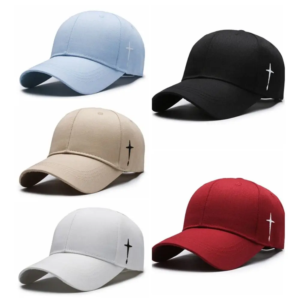 Outdoor Sports Adjustable Baseball Cap Casquette Hip Hop Snapback Caps Solid Color Simple Sunscreen Hat Dad Hats