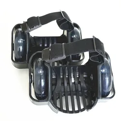 Kleurrijke knipperende roller wervelwind katrol Flash twee wielen hielroller verstelbaar eenvoudig rolschaatsschoenen voor kinderen en volwassenen