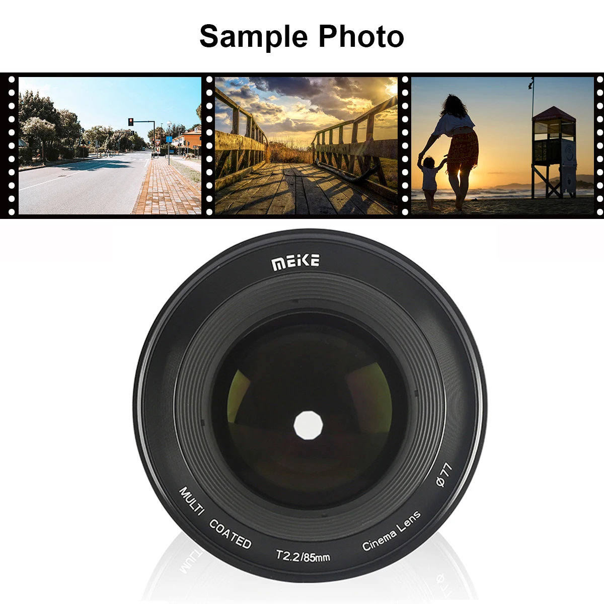 Meike 85mm T2.2 Mini Wide Angle Manual Cinema Lens for M43 Micro Four Thirds MFT Mount Cameras BMPCC 4K Z CAM E1 E2 E2C GH4 GH5