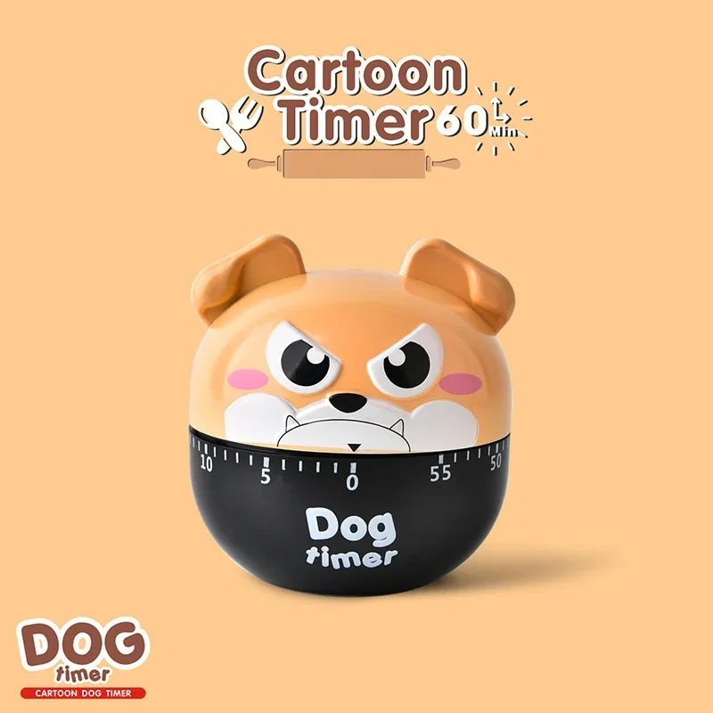 Cartoon Dog Timer meccanico dispositivo da cucina Gadget set uovo bollente cottura conto alla rovescia Temporizador Cocina Minuteur cucina