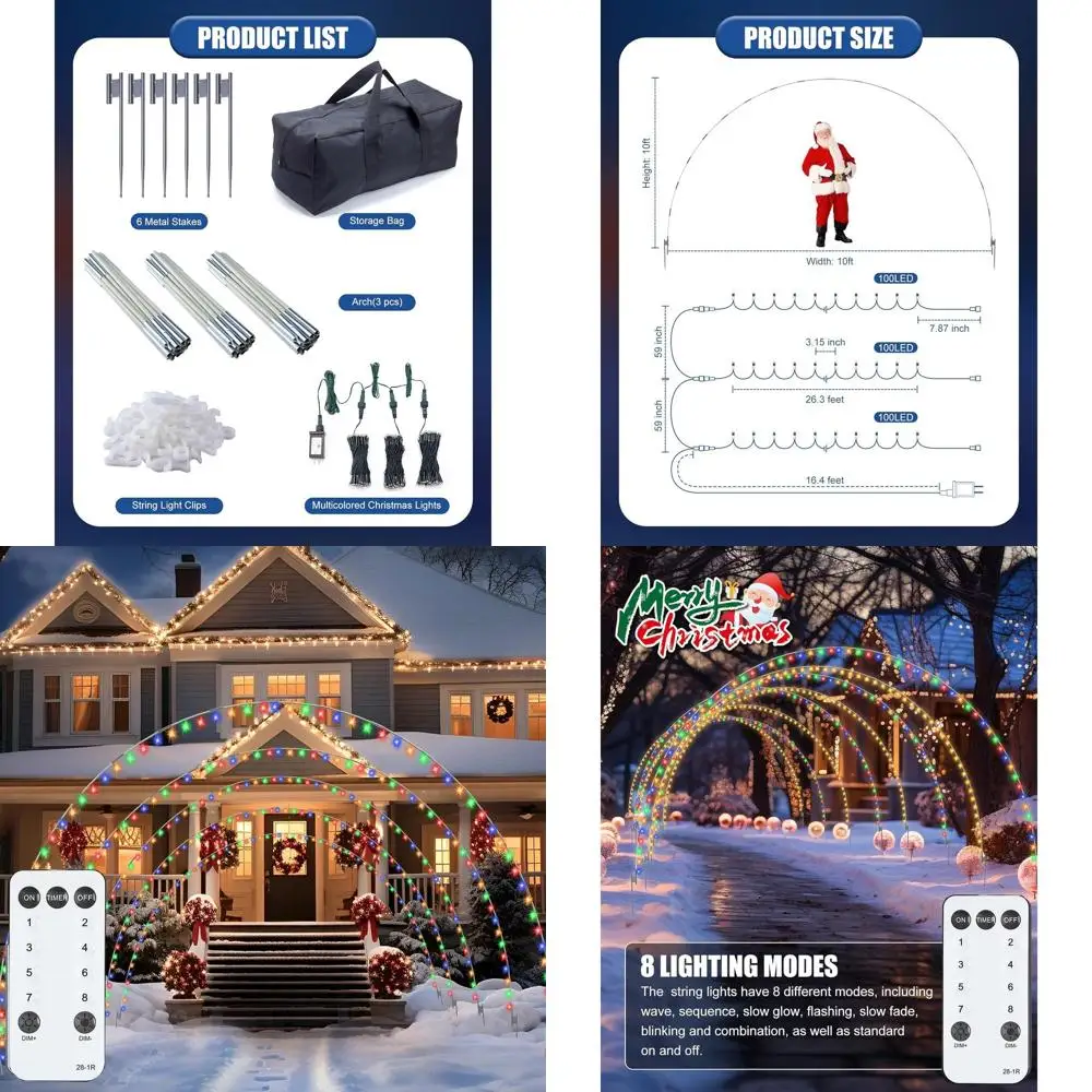 Multi-Color 300 Led…