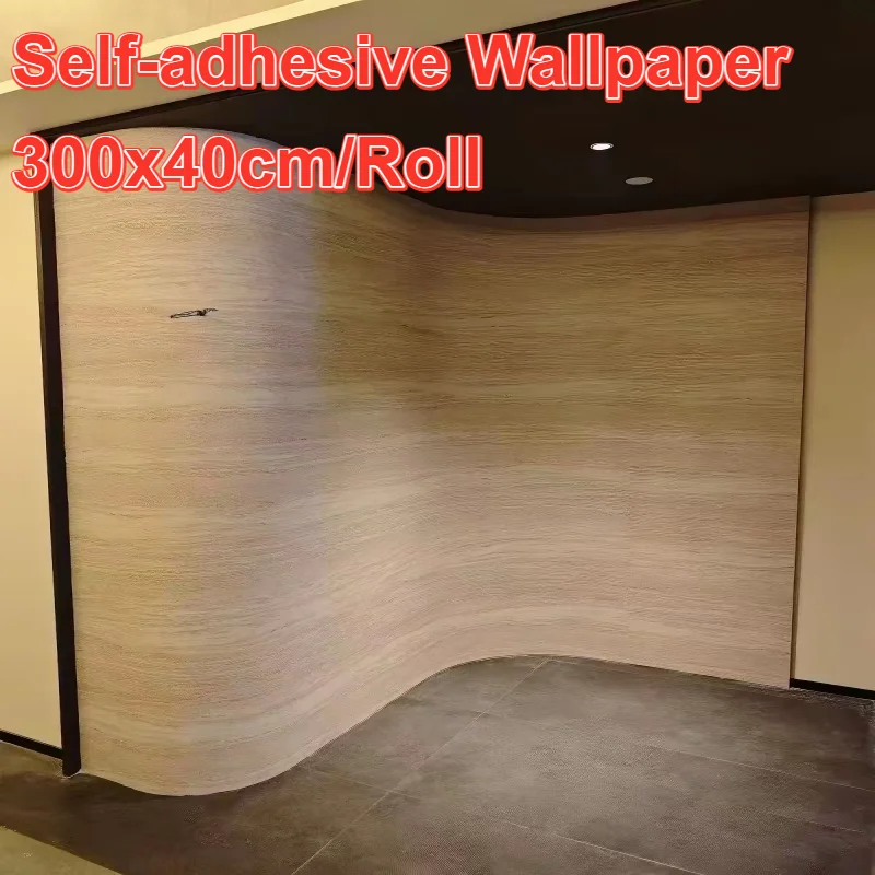 Foam Wall Covering Imitate Travertine Wallboard Self-adhesive Wallpaper 300x40cm Realistic Rock 3D Texture Wall Sticker Interior