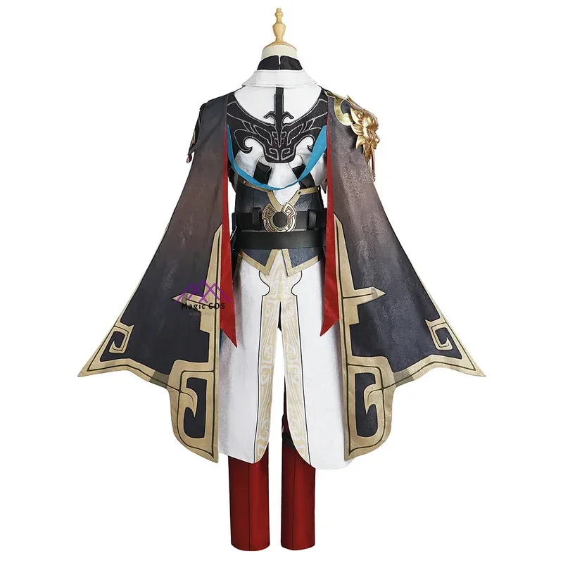 Honkai Star Rail Jing Yuan Косплей Костюм Косплей Игра Cos Парик Обувь Костюм Полный комплект Униформа Helm Master Xianzhou Luofu Хэллоуин